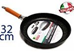 padella bassa Roch Guss cm32 manico estraibile